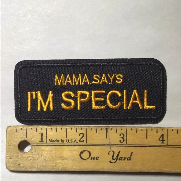 Mama says I‘m special iron on patch - Picture 2 of 2
